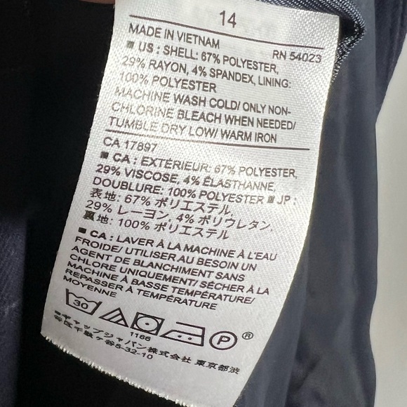 Banana Republic Navy Plaid Suit - Picture 7 of 7